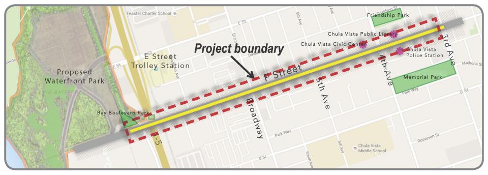 F Street Project Boundary