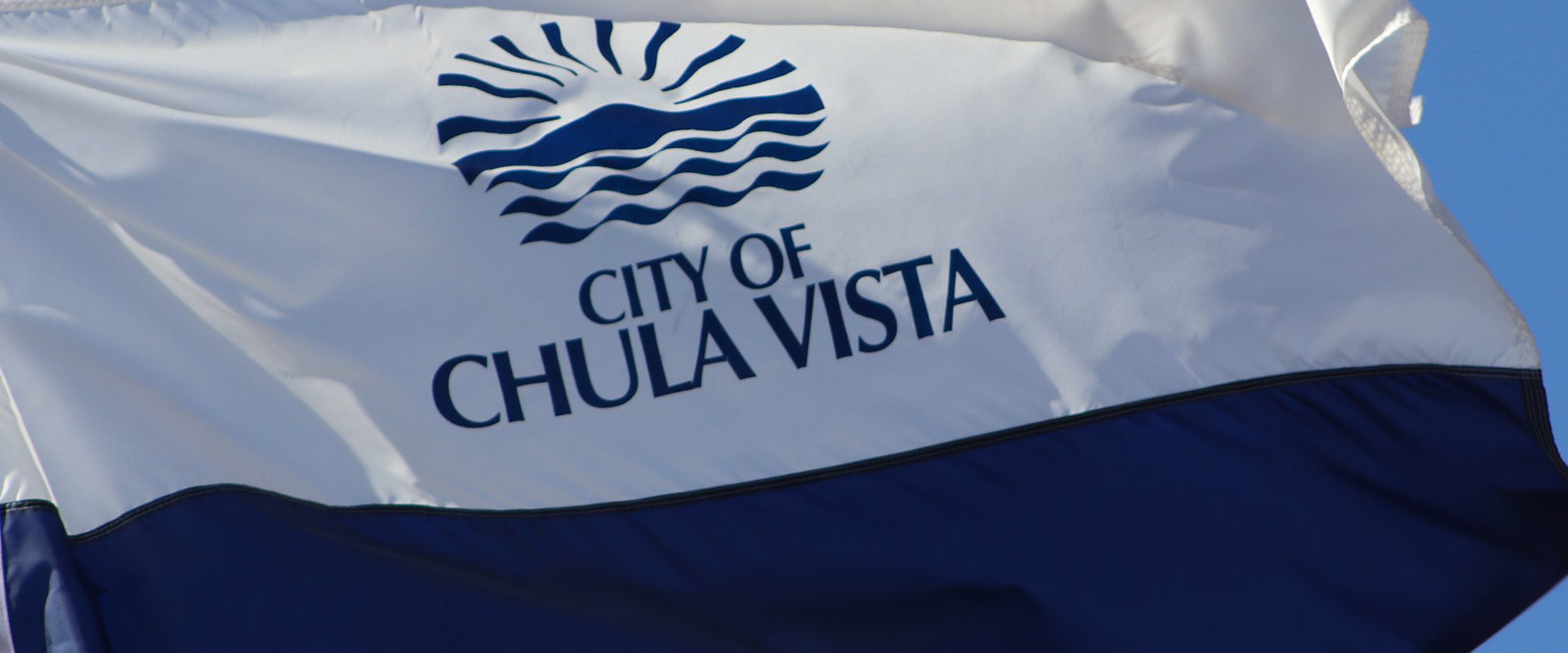 Close up of Chula Vista Flag