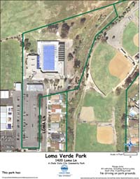 Loma Verde Park Map