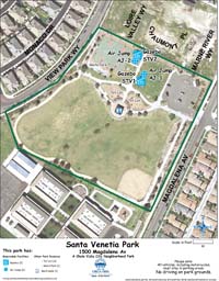 Santa Venetia Park Map