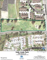 Valle Lindo Park Map