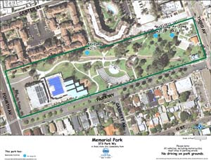 Memorial Park Map