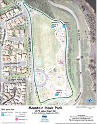 Mountain Hawk Park Map