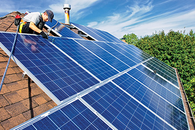 solar panel installation